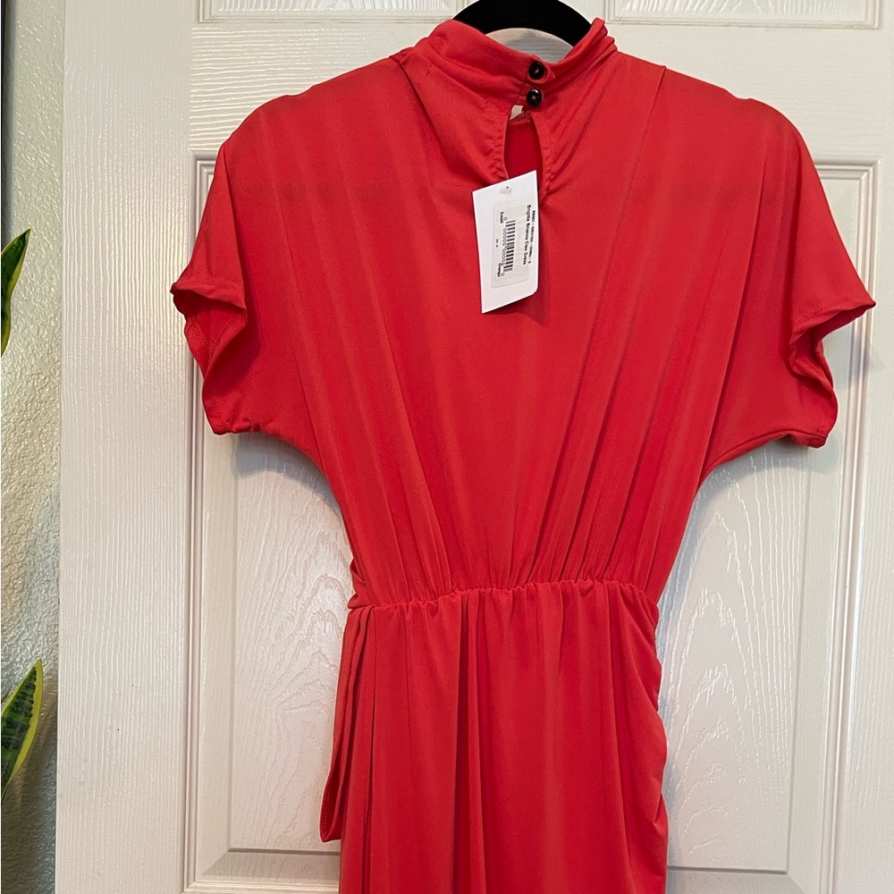 Brigitte Briana Cleo dress in Living Coral NWT - Picture 5 of 5